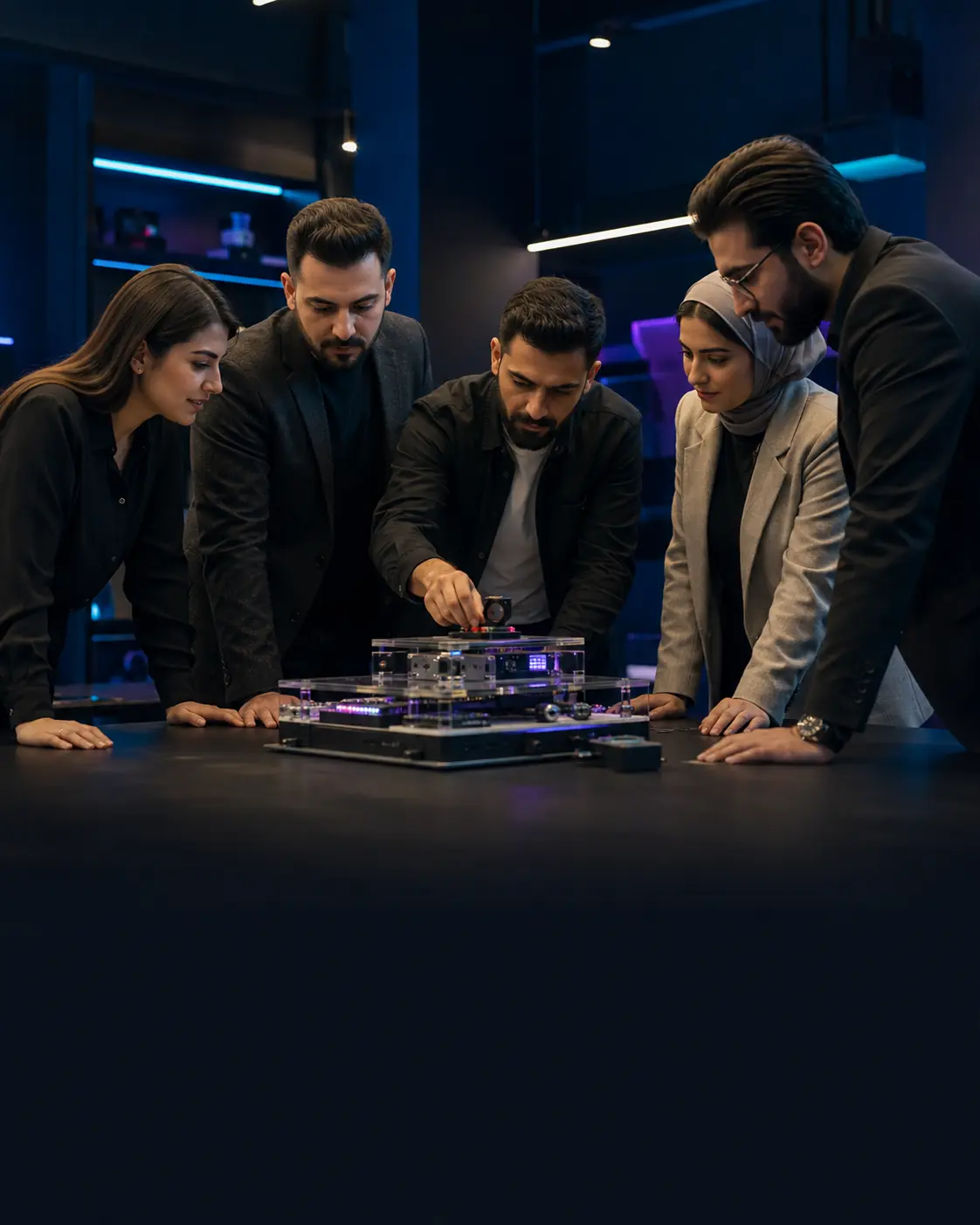 A connected product team
