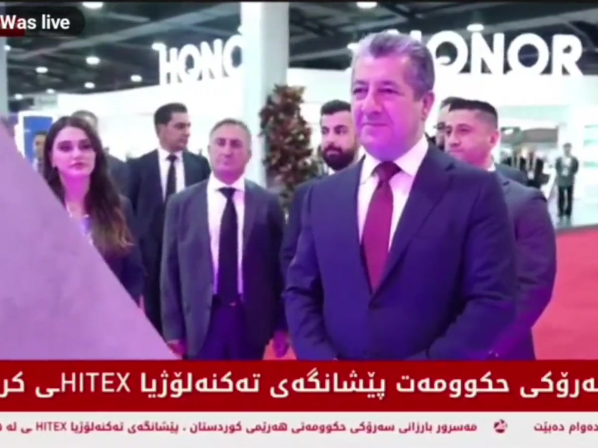 Kurdistan 24 covered Aron Fund’s live demonstration at HITEX 2025.