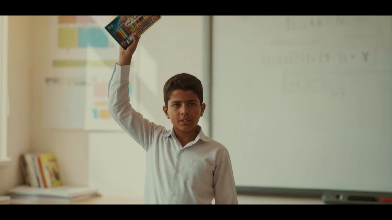 Frame from the AI-produced Nali short film