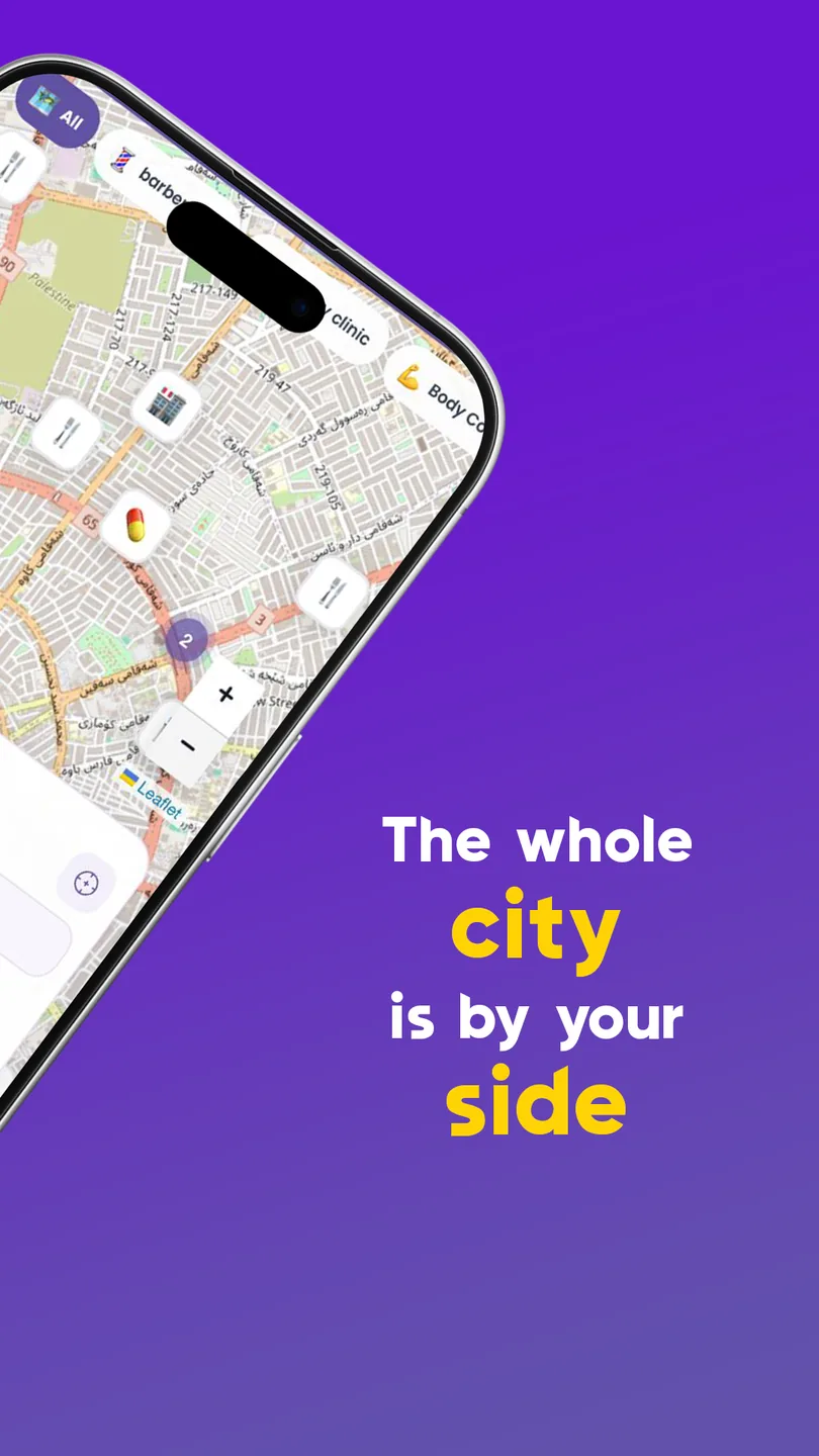 Biz Iraq city-wide business map in Erbil