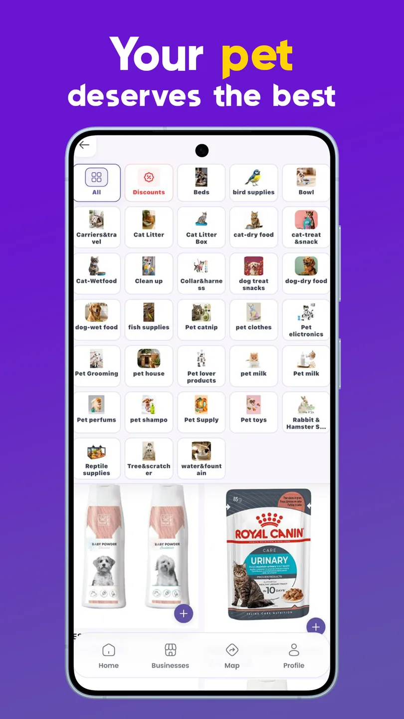 Biz Iraq pet supplies categories and products