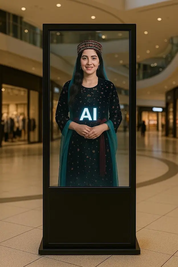 Human-form hologram