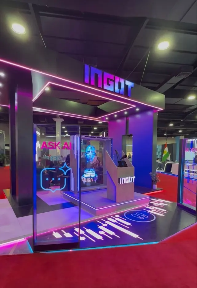 Ingot hologram at HITEX 2025